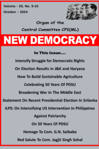 New Democracy October 2024